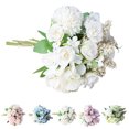 thumbnail image 2 of Coofit Artificial Bouquet Simulated Wedding Bouquet Home Decor Flower Photo Prop, 2 of 5