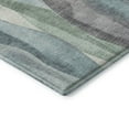 thumbnail image 3 of Addison Rugs Mayfield Premium Machine Washable Transitional Waves Teal Rectangle Rug, 10' x 14', 3 of 7