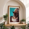 thumbnail image 5 of Enjoying a Meal  - Photography Cat Animal Kitchen Decor Unframed Wall Art Print 20 x 28 inches, 5 of 60
