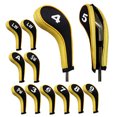 thumbnail image 3 of 12 Pcs Golf Club Head Iron Covers Zippered Neoprene Protective Portable Durable Tool, 3 of 5