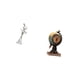 thumbnail image 5 of Figura de escritorio,Estatua de bailarina,adorno de escritorio,decoración del hogar,Estatua de bailarina moderna,regalo de cumpleaños para la oficina.,Figura de escritorio,Reloj de mesa con, 5 of 8
