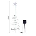 thumbnail image 3 of Lámpara Iluminación solar de la decoración del paisaje de la de la yarda del jardín de la luz del árbol de navidad del LED solar Sywqhk Para estrenar, 3 of 8