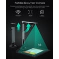 thumbnail image 4 of 12MP USB Document Camera for Teachers Laptop A3/A4 Size Portable Book Document Scanner with Extension Stand OCR Zoom Paint Tool, 4 of 4