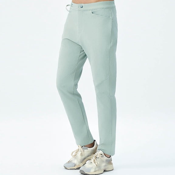 Kakii Men's Casual Pants - Tapered Slim Fit Stretch Chinos Tech Travel Pants with Pocket