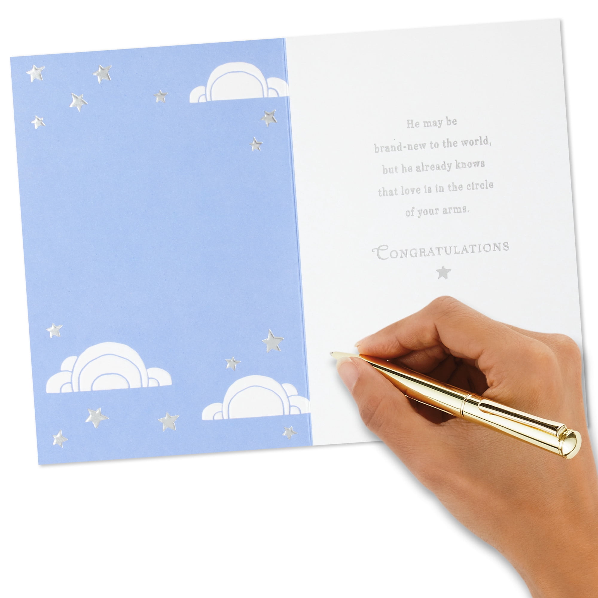 Hallmark New Baby Boy Card (Miracle of Life)