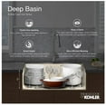 Kohler Cape Dory Top Mount Single Bowl Kitchen Sink With FourHole