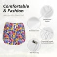 thumbnail image 6 of Fotbe The Garden Tricolor Pansy Flower Womens High Waist Running Shorts Athletic Workout Quick Dry Shorts for Women with Pockets Gym Yoga Summer Shorts-XX-Large, 6 of 9