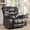 Dark Gray, variant on Ebello XL Power Recliner Chair - 41" Wide Electric Massage Recliner with Heat & USB Charging, Overstuffed Single Reclining Sofa for Living Room, Brown