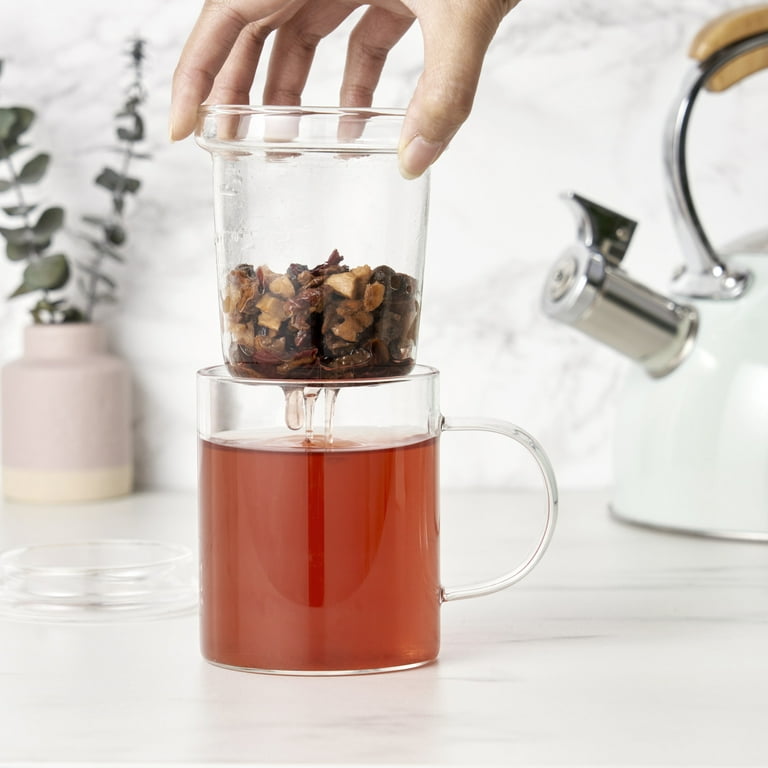 Pinky Up - Blake Glass Tea Infuser Mug
