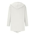 thumbnail image 5 of qolati Mens Long Hooded Cardigan Vintage Ruffle Shawl Collar Open Front Jackets Lightweight Long Sleeve Drape Cape Overcoat with Pockets, 5 of 6