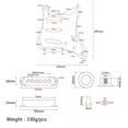 thumbnail image 4 of Esquirla Gold Prewired Mirror Electric Guitar SSS Pickguard Anti-scratch Pick Guard, 4 of 8