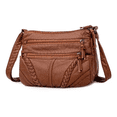 thumbnail image 1 of Bolsa Dama Suave Cuero Gran Capacidad Impermeable P/ Viaje Malubero Malu1018, 1 of 3