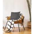 thumbnail image 3 of LR Home Modern Tufted Solid Gray Throw Pillow, 3 of 9