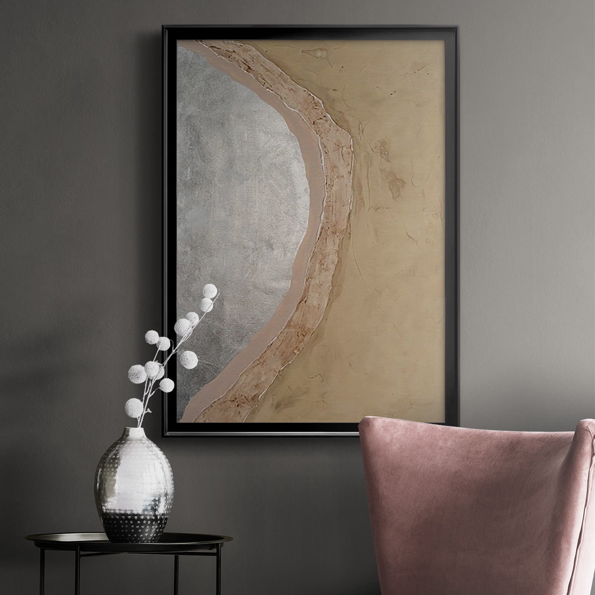 Silver Lake I Premium Framed Print, in Gold, Black, or Silver - Ready to Hang