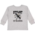thumbnail image 3 of Inktastic Stylist in Training Girls Salon Girls Long Sleeve Toddler T-Shirt, 3 of 5