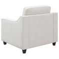 thumbnail image 6 of Christine Upholstered Sloped Arm Accent Chair Beige, 6 of 10