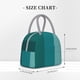 thumbnail image 2 of Balery Teal Color Bolsa de Almuerzo para Mujeres, Caja de Almuerzo, Bolsa de Almuerzo Pequeña Impermeable, Tote de Almuerzo Reutilizable con Gran Capacidad, 2 of 6