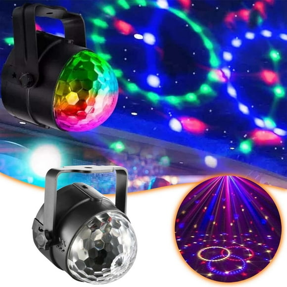 Dazzling RGB Party Lights LED Stage Light Effect KTV Disco Must Voice Controlled Flash Messengers Lamp