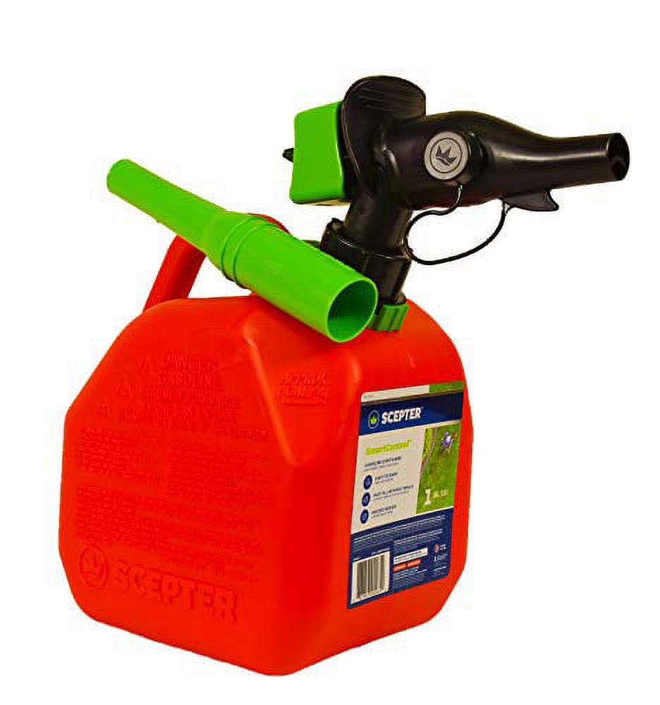 Scepter FR1G152 Smart Control Gas Can, 1 Gallon with Funnel