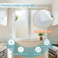 thumbnail image 5 of 17"*39 Inch European Vintage Stained Glass Window Film,Non-Adhesive Removable Static Cling,UV-Resistant Blackout Window Stickers for Home Kitchen Window Decor, 5 of 7