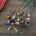 thumbnail image 2 of 12ct Assorted Iconic Winter and Christmas Figurine Ornament Set 2-3, 2 of 4