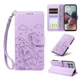 thumbnail image 1 of Funda Cartera GANGXUN con Diseño de Perrito en Relieve para Motorola Moto G56 , Protección 360° con Ranuras y Correa Desmontable, 1 of 6