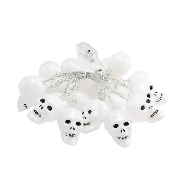 1 cadena de luces de hadas Allinless para decoraciones de Halloween color Blanco cálido