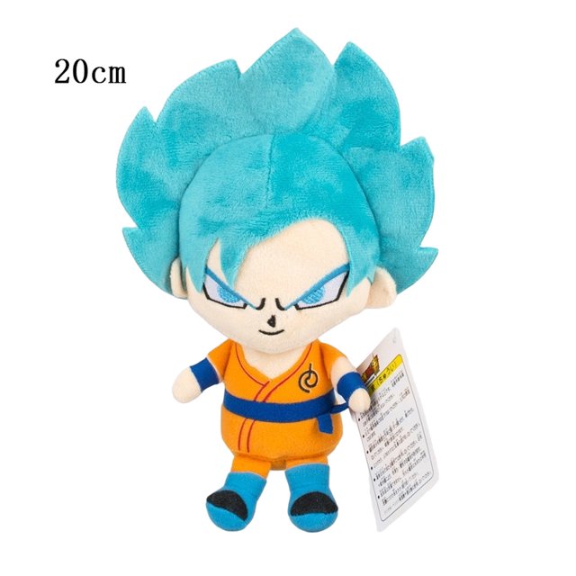 20cm Japón Anime Dragon Ball juguetes de peluche Super Vegeta Goku Buu figura de dibujos animados muñecas niños cumpleaños regalos Kawaii decoración de Navidad xuanjing unisex
