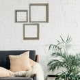 thumbnail image 4 of Ekena Millwork Set of 3, Square, Open Back, Vintage Farmhouse Shadow Box Shelves, Barnwood Decor Collection, Weathered Brown, 4 of 13