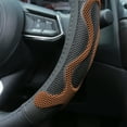 thumbnail image 4 of FH Group Universal PU Leather Car Steering Wheel Covers w/ Anti-Slip Grip Fits 14.5"-15.5", 4 of 6