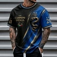 thumbnail image 2 of CONZONE Mens Italy Soccer T-Shirts Short Sleeve International Football T Shirts For Men Crew Neck Graphic Casual Workout Tee Tops, 2 of 6