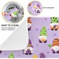 thumbnail image 2 of Coolnut Halloween Gnomes Dish Drying Mat Absorbent Heat Resistant Reversible Dish Draining Mat for Kitchen Countertops Sinks,16"x18", 2 of 6