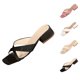 thumbnail image 2 of MKLEKYY Sandalias Con Plataforma de Mujer, Nuevos Zapatos de Mujer, Sandalias de Verano Con Punta Cuadrada y Boca de Pez, Zapatos de Mujer de Tacón Grueso y Tacón Medio, Sandalias de Moda, 2 of 4