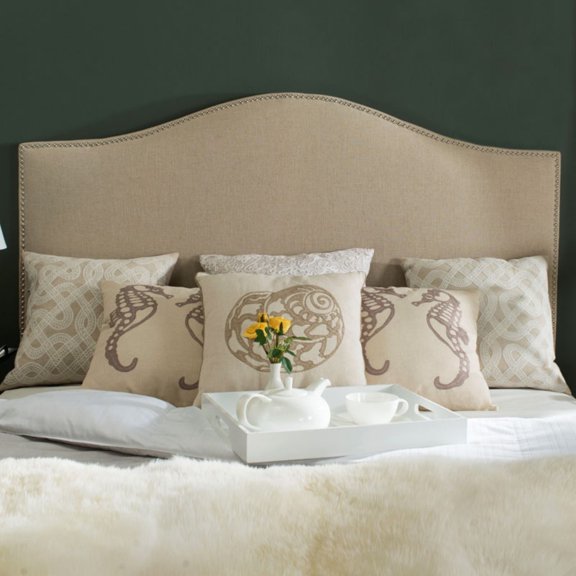 Safavieh Connie Headboard with Nailheads, Available in Multiple Colors and Sizes