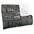 thumbnail image 3 of Batman Be Vigilant Pattern Officially Licensed Silky Touch Super Soft Throw Blanket 50' x 60', 3 of 6