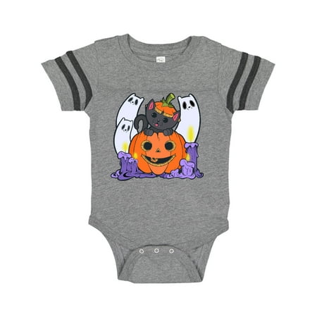 

Inktastic Happy Halloween Kitty Gift Baby Boy or Baby Girl Bodysuit