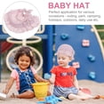 thumbnail image 4 of EeaseMX Adorable gorro de encaje para bebé de 0 a 2 años (morado), 4 of 7