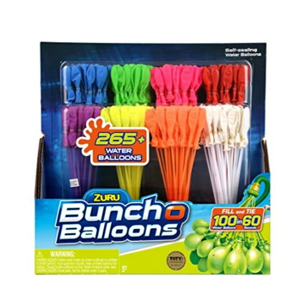 Versterker profiel afdeling Bunch O Balloons 265 Rapid-Filling Self-Sealing Water Balloons by ZURU -  Walmart.com