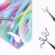 thumbnail image 4 of 8 Unids Serpiente Color Cinta Raya Pegatinas de Uñas Nail Art Transfer Sticker DIY Foil Nail Deca Abanopi Etiqueta engomada del clavo, 4 of 5