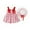 Watermelon Red, variant on TAIAOJING Baby Girls Dresses Kids Clothes Summer Toddler Floral Ruched Sleeveless Girls Dress Trendy 2-3Y
