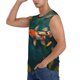 thumbnail image 3 of Fotbe Koi Pond Lilies Men's Camiseta sin Mangas Estampada para Hombres, Playera Casual para Gimnasio, Entrenamiento, Playa-Medium, 3 of 7