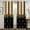3, variant on Baroque Two Drape Modern Black Gold Design Thin Curtains for Living Room Bedroom Window Decor 2 Pieces