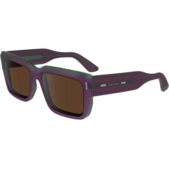 Calvin Klein CK23538S 515 55mm Square Sunglasses Men's Violet