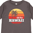 thumbnail image 4 of Inktastic Aloha Hawaii Vacation Retro Vintage Boys or Girls Long Sleeve Toddler T-Shirt, 4 of 5