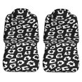 thumbnail image 4 of Haiem Black Leopard Printed Car Seat Covers Set of 2, Universal Fit Car Seat Covers,Protective Seat Covers,Comfortable Car Seat Covers, Easy Installation Seat Covers, Vehicle Seat Covers, 4 of 9