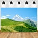 thumbnail image 5 of Fondos de fotografía de paisajes naturales con cielo azul, nubes blancas, montañas, árboles y ríos para bebés, 5 of 5