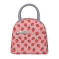 thumbnail image 1 of Balery Strawberries Bolsa de Almuerzo para Mujeres, Caja de Almuerzo, Bolsa de Almuerzo Pequeña Impermeable, Tote de Almuerzo Reutilizable con Gran Capacidad, 1 of 6