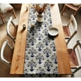 thumbnail image 2 of Printed Cotton Table Runner for Dining Table Vargottam Block Design in Twill Weave Soft, Washable, 14 Wide Available in 60", 72", 90", 108" , 120" Lengths, 2 of 6