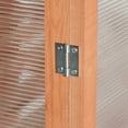 thumbnail image 6 of Outsunny Fir Wood Garden Planter Greenhouse w/ Panels, Shelves, Natural, 6 of 9
