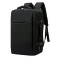 thumbnail image 1 of TFixol Sac à Dos de Voyage d'Affaires Extensible Noir avec Multiples Compartiments pour l'Organisation, 1 of 6